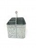 IR16164 - Galvanized Metal Carry All Serveware