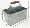 IR16164 - Galvanized Metal Carry All Serveware