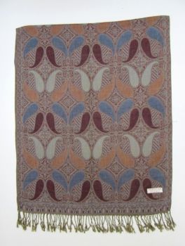 14323 - PASHMINA SHAWL S203 70% Pashmina 30% silk