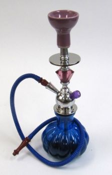 AL13645 - hookah aluminum / glass acrylic