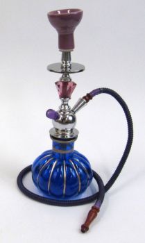 AL13648 - hookah aluminum / glass acrylic