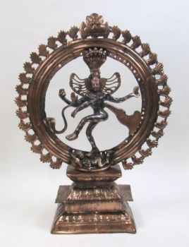 AL50282 - Aluminum Statue - NATRAJ Copper Finish