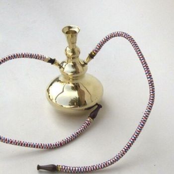 BR1326 - Hookah, Hose, Brass