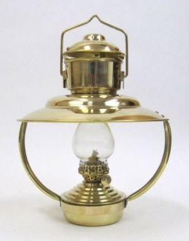 BR15275 - Solid Brass Trawler Lamp / Oil lamp