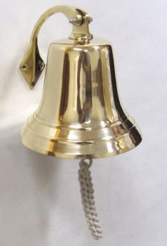 BR18452 - Solid Brass Heavy Bracket Ship Bell