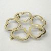 BR2011 - Brass Heart Trivet