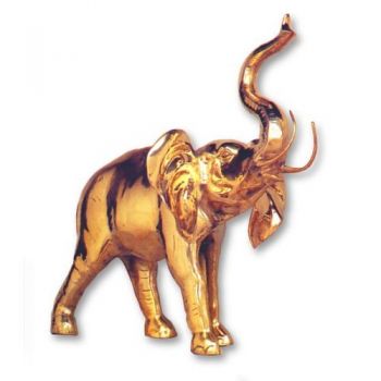 BR2098 - Brass Elephant Statue