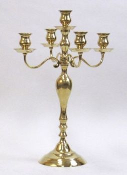 BR22613 - Solid Brass Candelabrum, Candle Holder