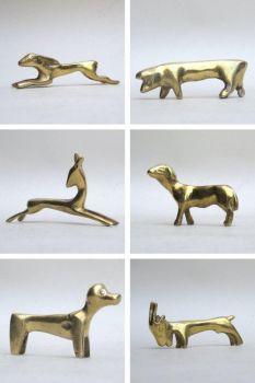 BR2424 - Brass Animals Set