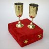 BR2617 - Brass Goblet Set, Engraved