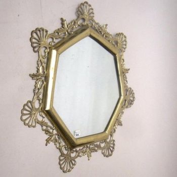 BR31007 - Brass Wall Mirror 7 Side