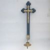 BR3122 - Wooden Cross Wall Candle Holder