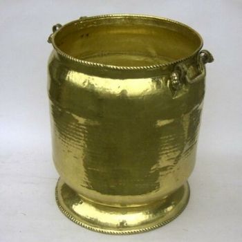 BR4103 - Antique Brass Planter Set