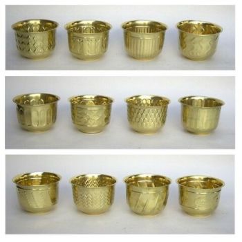 BR4238 - Solid Brass Planters