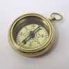 BR48419B - Solid Brass Ship Wheel Pocket compass, 2"