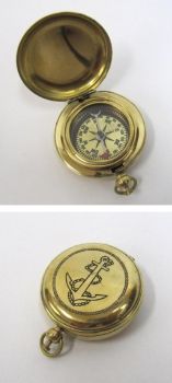 BR48424 - Solid Brass Dalvey Compass Anchor Design