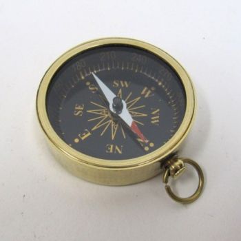 BR48852B - Solid Brass Pocket Compass