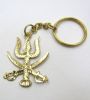 BR7126B - Solid Brass Key Chain - Trusul