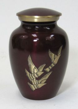 BR7178 - Solid Brass Pet Urn- Screw On Top