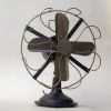 BR8040 - Antique Brass Fan, Decorative,.: No Motor