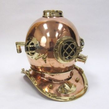 CO5255 - Copper & Brass Diver's Helmet