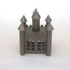 IR1536 - Iron Candle lantern Castle Antique Finish