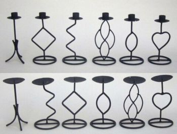 IR2278 - Iron Candle Holder Set