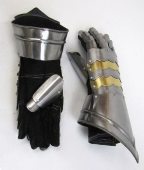 IR8082J - Gauntlet Pair with Brass