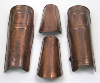 IR80861 - Spartan Arm & Leg Guards (copper finish)