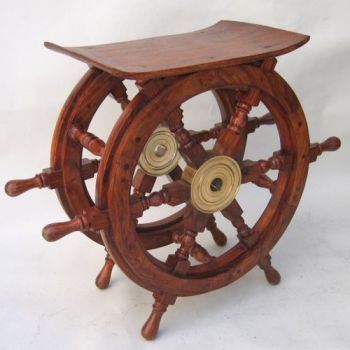 SH8963 - Ship Wheel Table, 24"