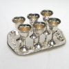 SP26151 - Brass Mini Goblet Set, Silver Plated