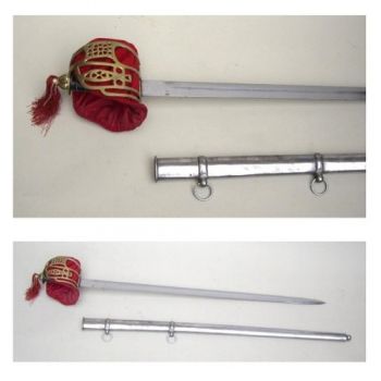 WP1230 - Scottish Broadsword, With Scabbard