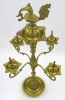 AL1681 - Temple Oil Lamp w/ Brass Finish