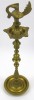 AL1683 - Mahabharat 27" Oil Lamp w/ Brass Finish