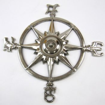 AL51121 - Aluminum Rose Compass