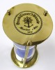 BR4864EB - Brass 5 Minute Timer w/ Purple Sand 6.375"