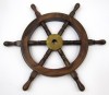 SH8761A - Sheesham Wood Ship Wheel, 15"