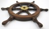 SH8761A - Sheesham Wood Ship Wheel, 15"