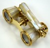 BR48531B - Brass Opera Binoculars, Mother of Pearl