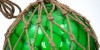 MR4802G - Glass & Rope 10" Fishing Float (Green)