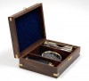 SH7707 - Nautical Gift Box - With compass, timer and telescope in Wooden Box